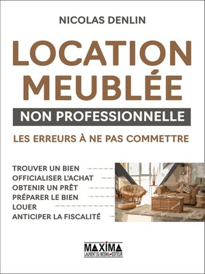 cover image of Location meublée non professionnelle